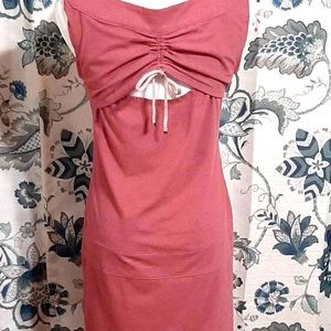 Merrell Selectwick Mauve/Light Red Open Back Dress Medium